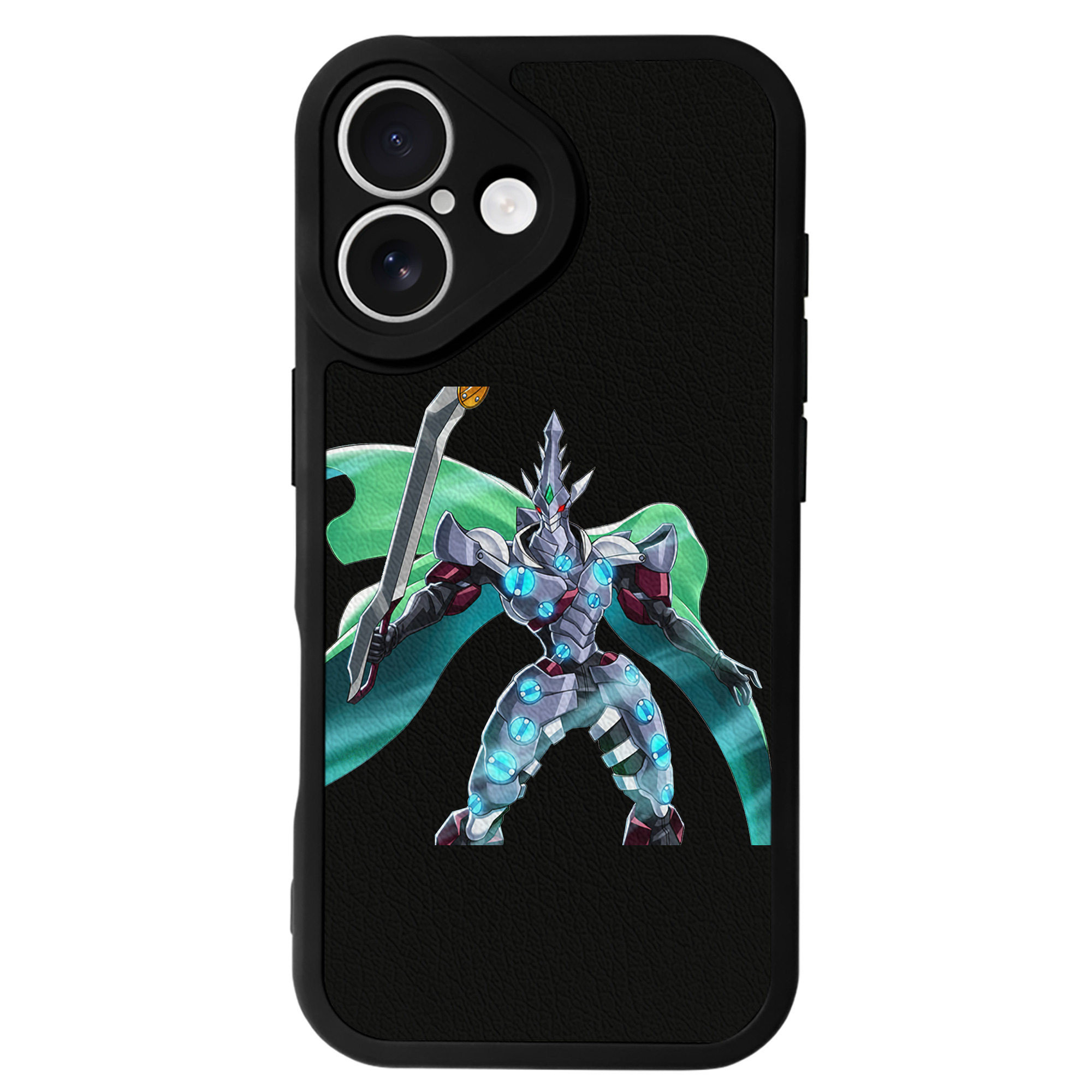（画像用） 遊☆戯☆王 Yu-Gi-Oh! 【iPhone 16シリーズ対応】シリコンスマホケース（レザー調） 材質：シリコン